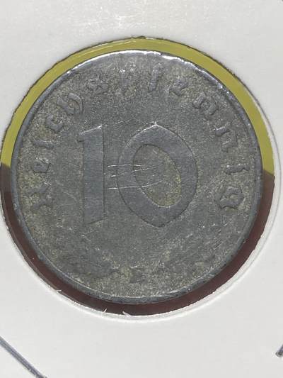 2026年第三十二场(总第二百零一场）外国精品纸夹币场(免佣金) - 德意志第三帝国1941年10芬尼(E标，穆尔登许滕造)