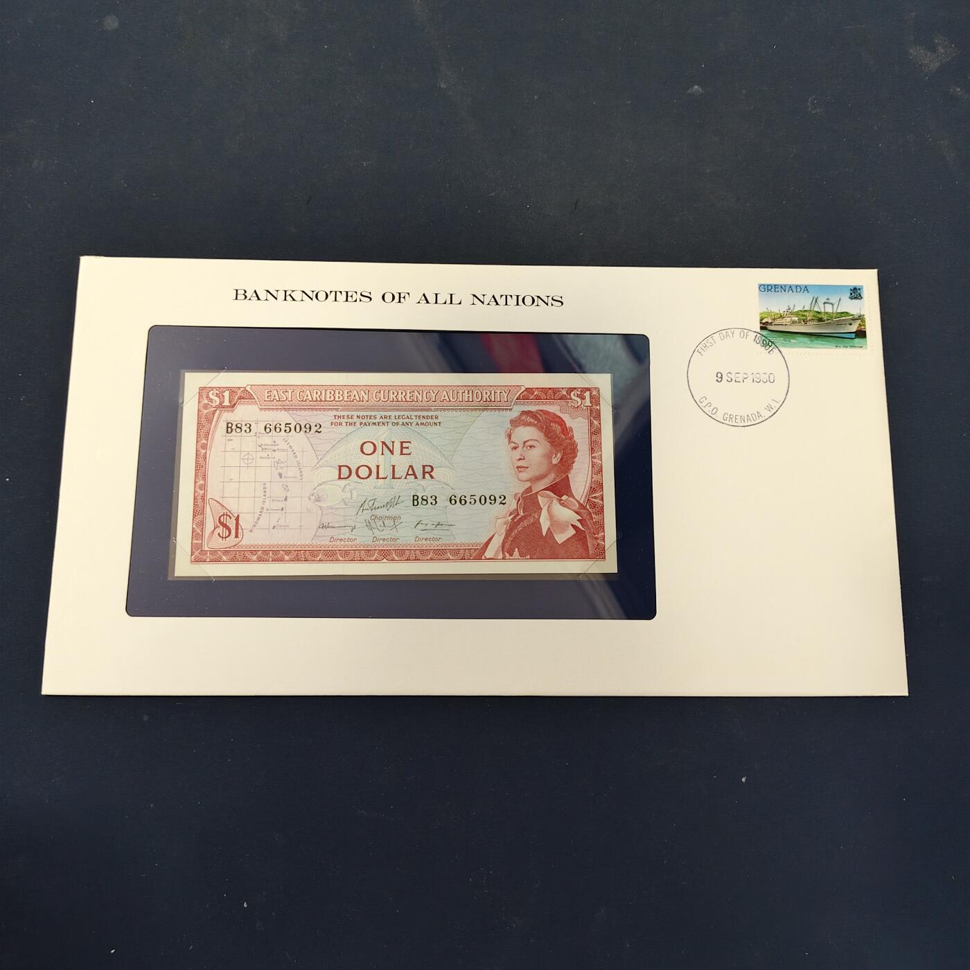 【全场包邮】纯粹捡漏拍506场-持续更新中 【富兰克林·世界各国纸钞系列邮币封】英属加勒比地区