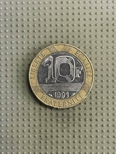 2026年第27场各国散币拍卖（总第177场） - 法国1991年10法郎
