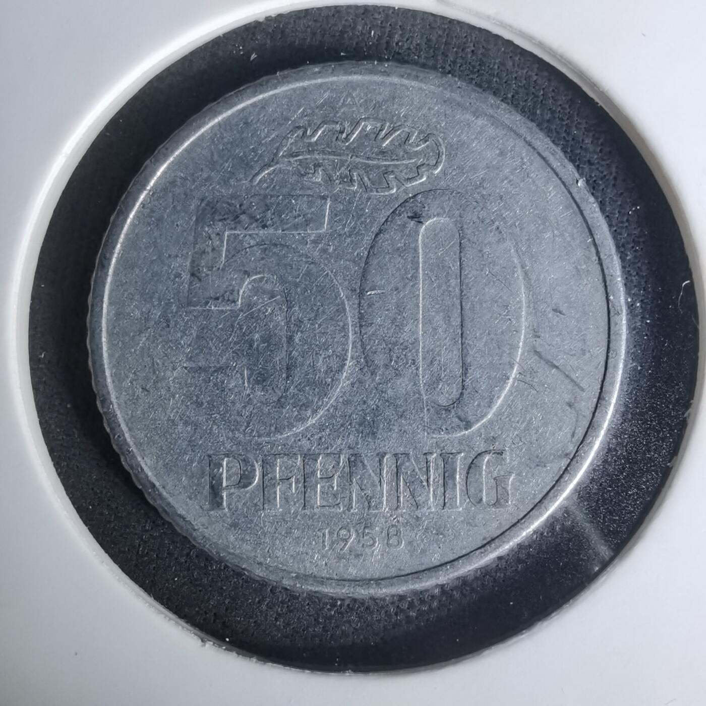 沼泽如烟--第1004场 东德1958年50芬尼