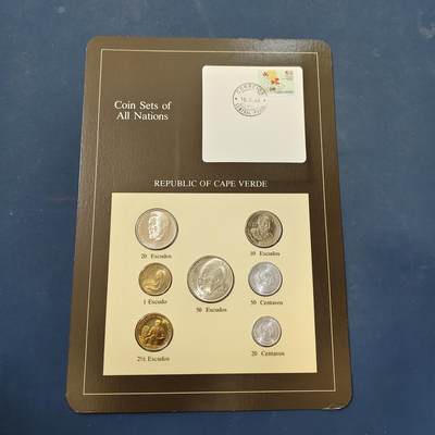 【全场包邮】纯粹捡漏拍506场-持续更新中 - 【富兰克林·世界各国硬币系列邮币卡】佛得角共和国