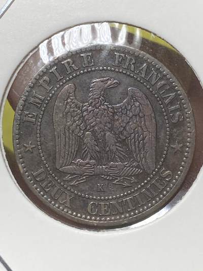 2026年第三十二场(总第二百零一场）外国精品纸夹币场(免佣金) - 少见好品–法兰西第二帝国1862年5生丁(拿破仑三世第二版，K标波尔多造)