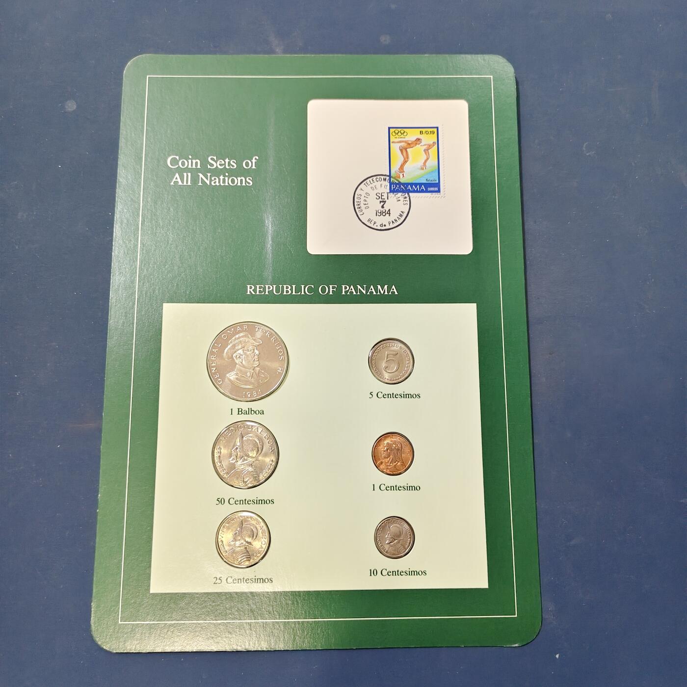 【全场包邮】纯粹捡漏拍506场-持续更新中 【富兰克林·世界各国硬币系列邮币卡】巴拿马共和国