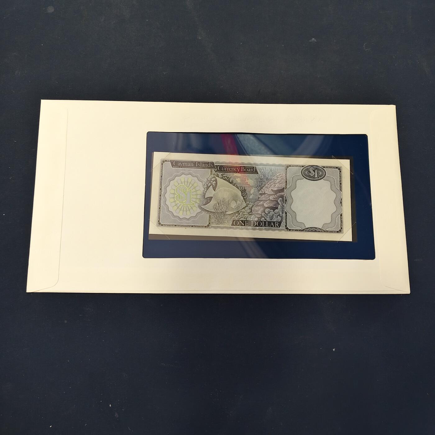 【全场包邮】纯粹捡漏拍506场-持续更新中 【富兰克林·世界各国纸钞系列邮币封】开曼群岛