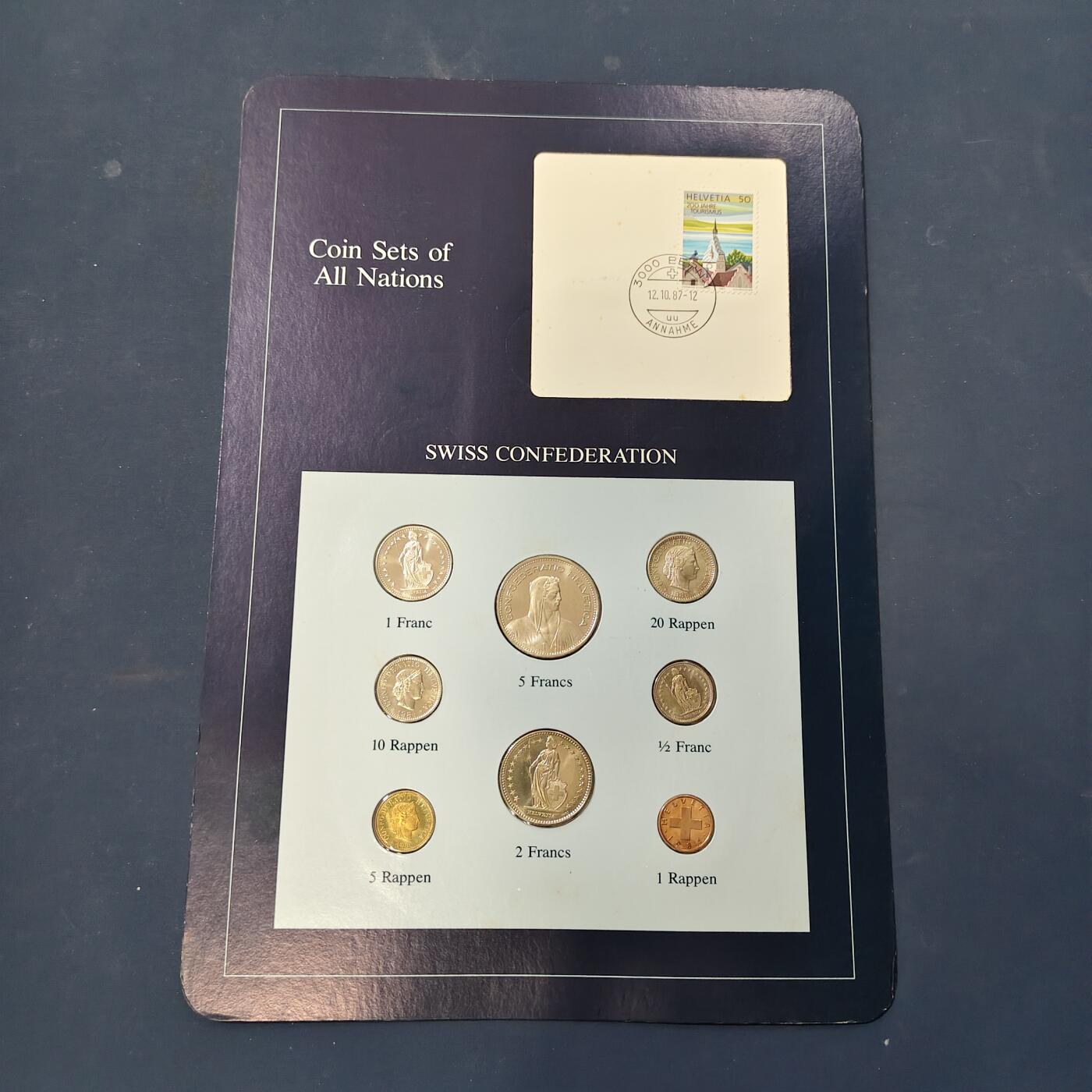 【全场包邮】纯粹捡漏拍506场-持续更新中 【富兰克林·世界各国硬币系列邮币卡】瑞士联邦