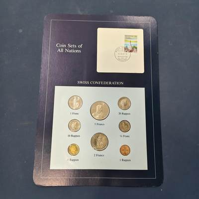 【全场包邮】纯粹捡漏拍506场-持续更新中 - 【富兰克林·世界各国硬币系列邮币卡】瑞士联邦