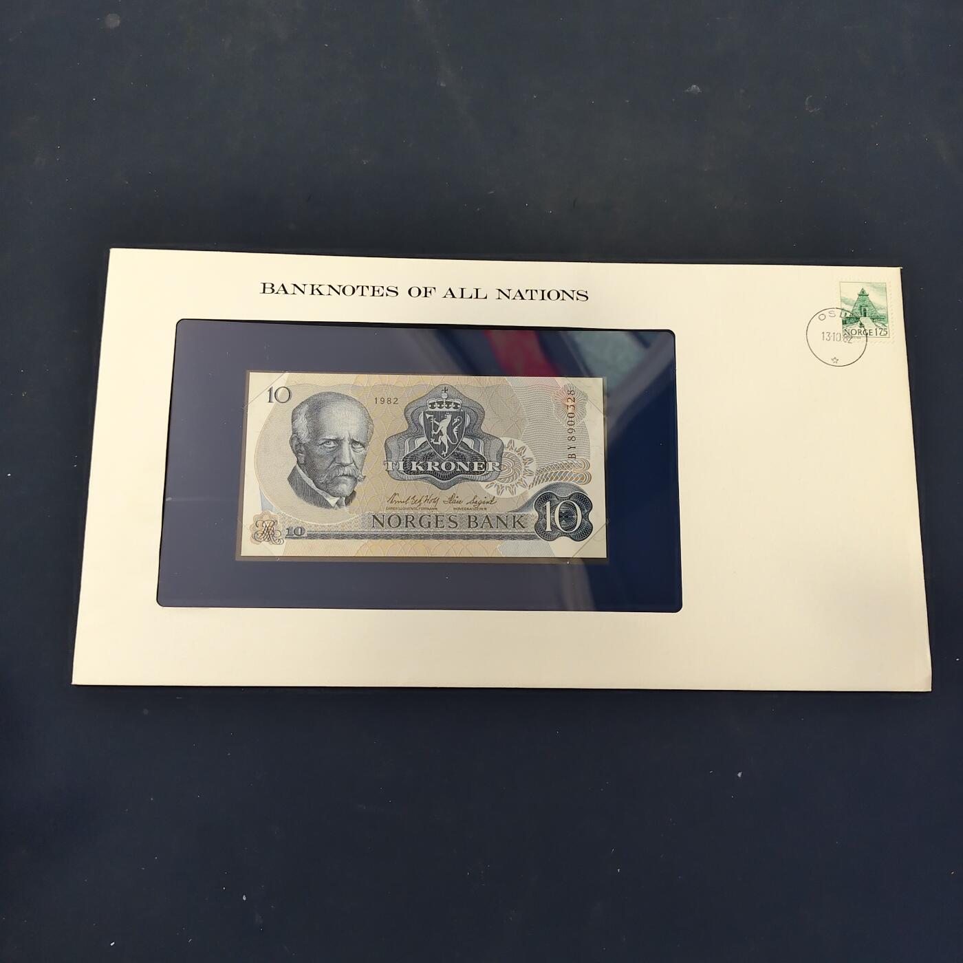 【全场包邮】纯粹捡漏拍506场-持续更新中 【富兰克林·世界各国纸钞系列邮币封】挪威王国