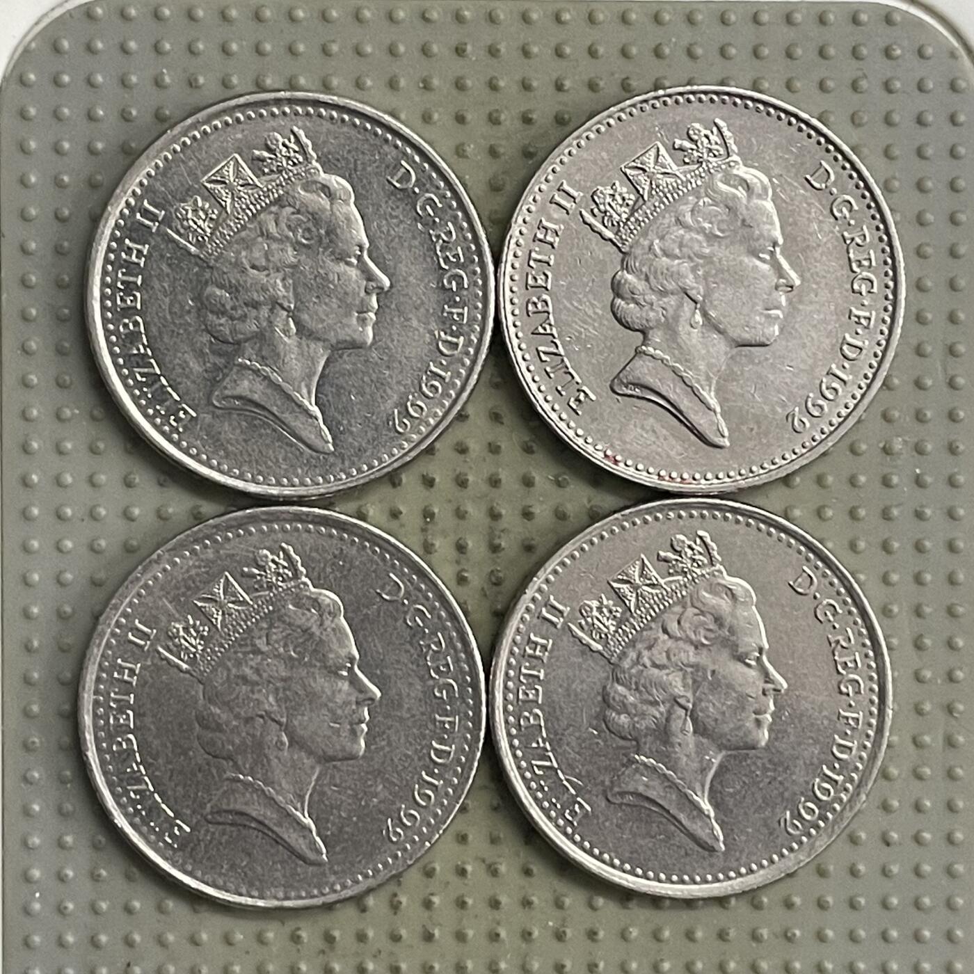 2026年第27场各国散币拍卖（总第177场） 英国10便士小版4枚