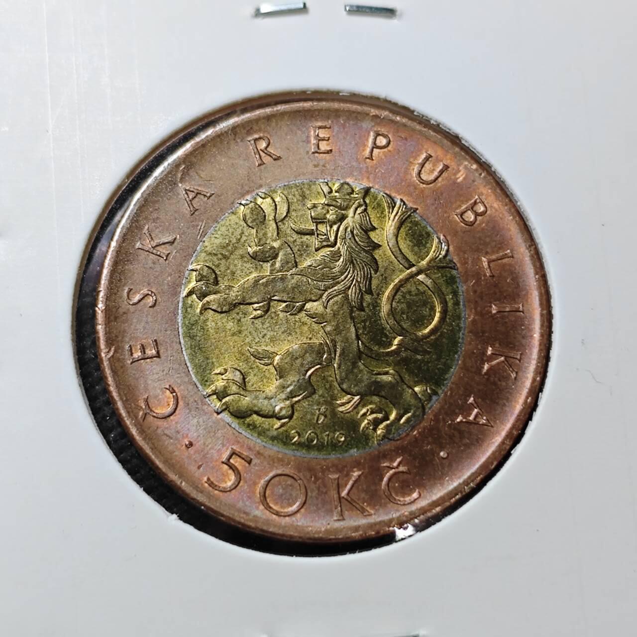 KK钱币收藏小铺  第396期  2月预留时间 周末发货  捷克50克朗