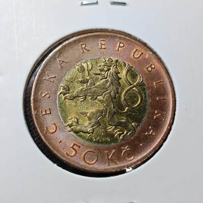 KK钱币收藏小铺  第396期  2月预留时间 周末发货 -  捷克50克朗