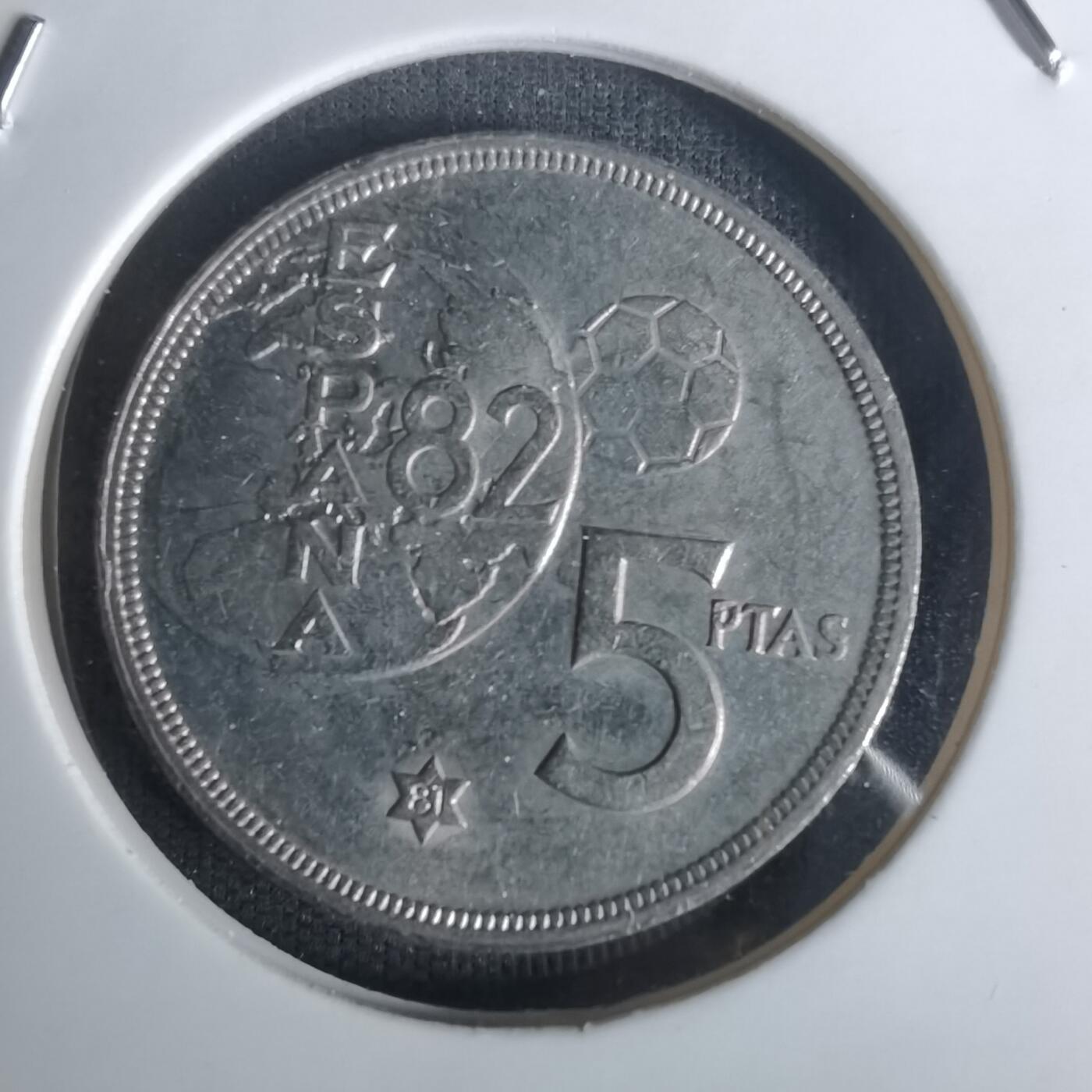 沼泽如烟--第1005场 西班牙5比塞塔纪念币