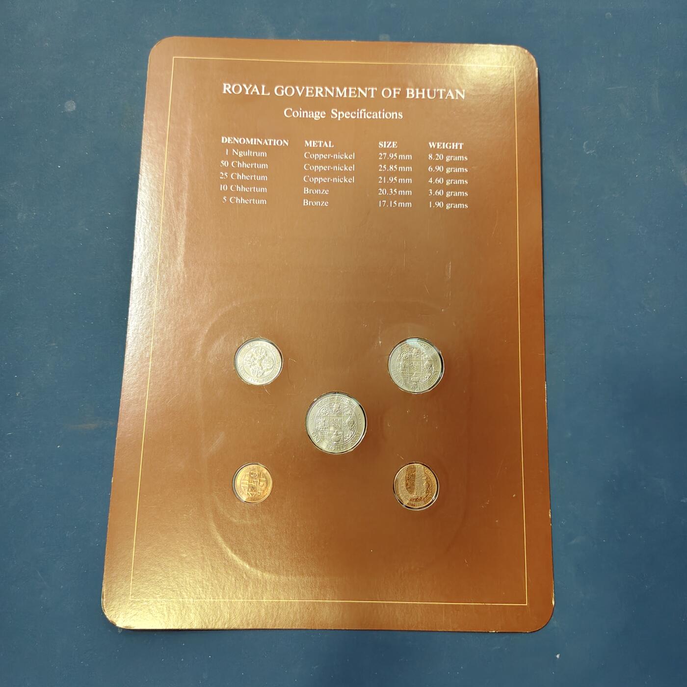 【全场包邮】纯粹捡漏拍506场-持续更新中 【富兰克林·世界各国硬币系列邮币卡】不丹王国