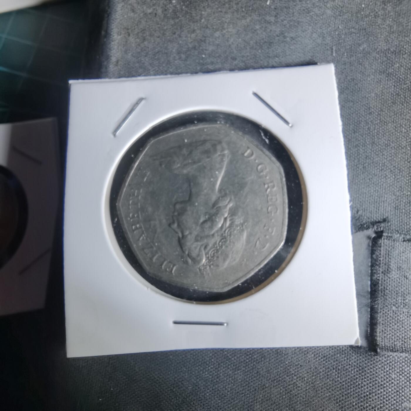 沼泽如烟--第1005场 英国1973年50便士纪念币