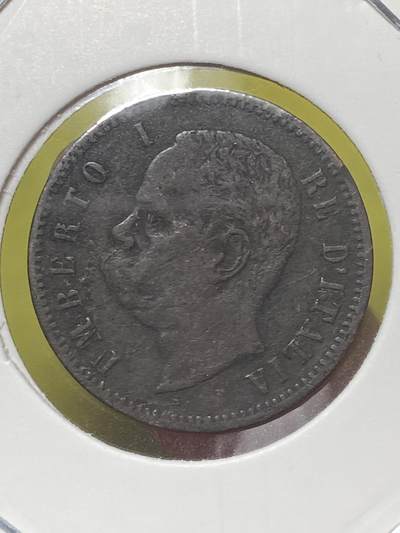 2026年第三十二场(总第二百零一场）外国精品纸夹币场(免佣金) - 意大利王国1900年2分(翁贝托一世时期，R标罗马造)