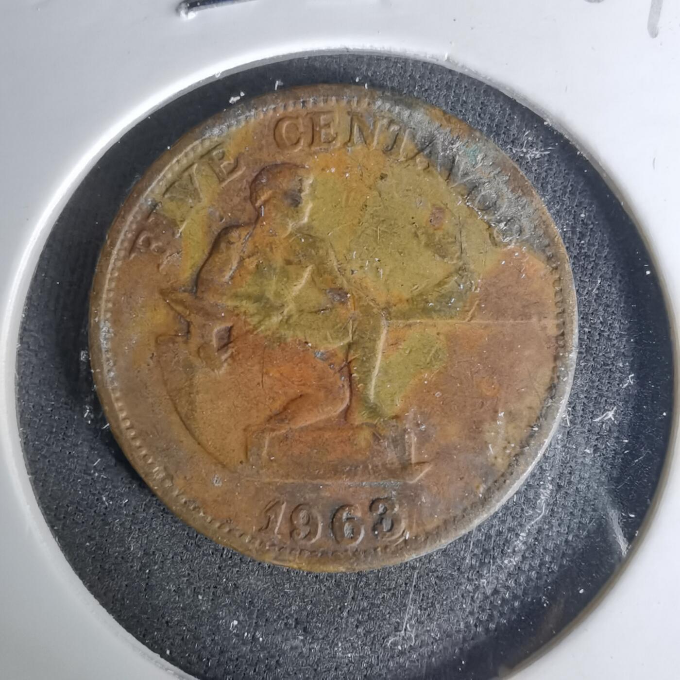 沼泽如烟--第1004场 菲律宾1963年五分