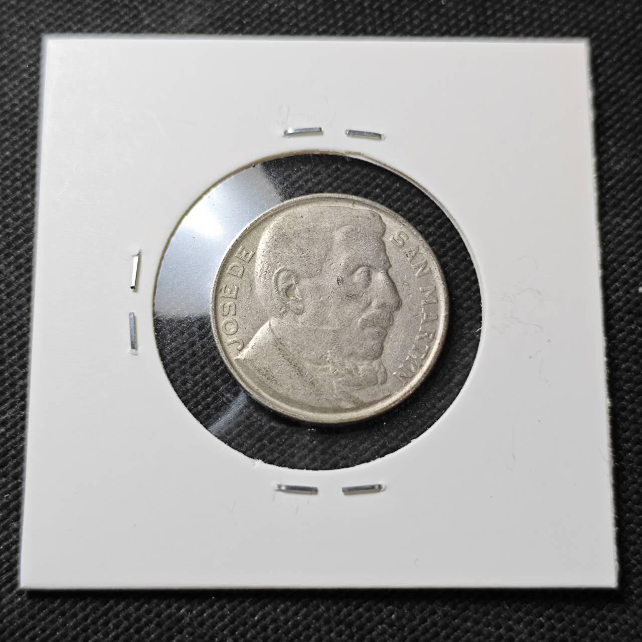 KK钱币收藏小铺  第396期  2月预留时间 周末发货  阿根廷20分纪念币