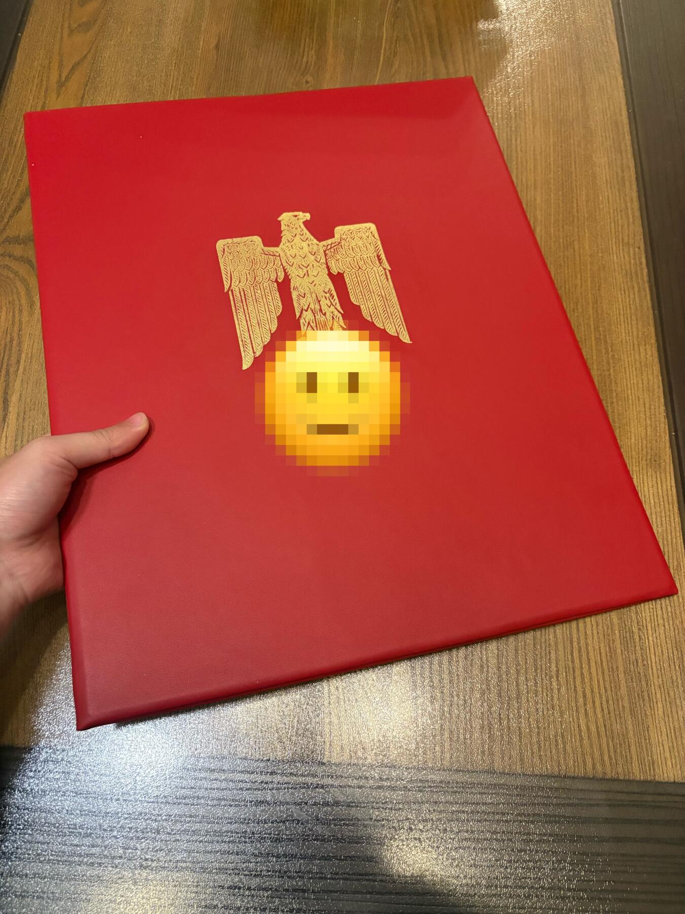 隆帅骑铁RK正式证书(大红本)复刻