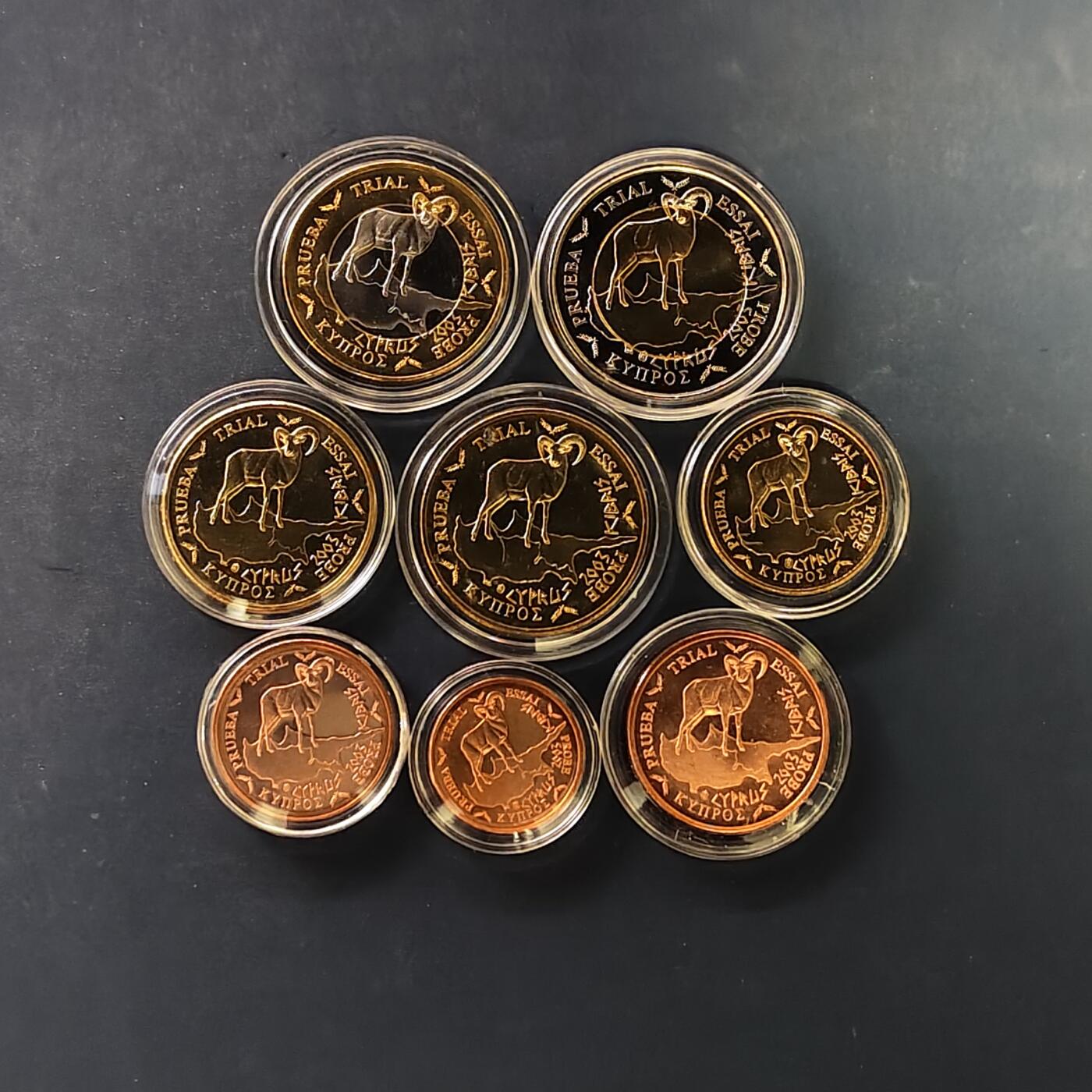 【全场包邮】纯粹捡漏拍506场-持续更新中 【商业样币】欧洲各国欧元商业样币系列塞浦路斯共和国