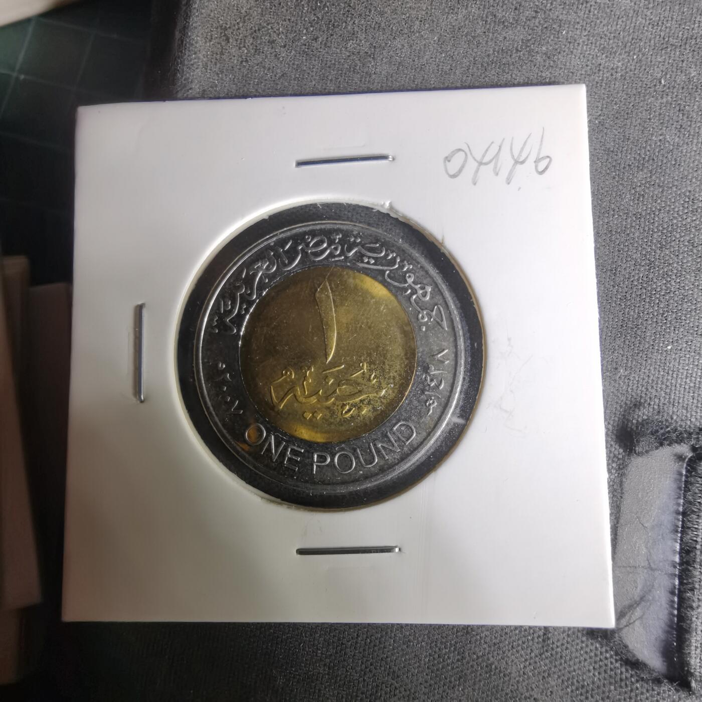 沼泽如烟--第1004场 埃及2007年1磅