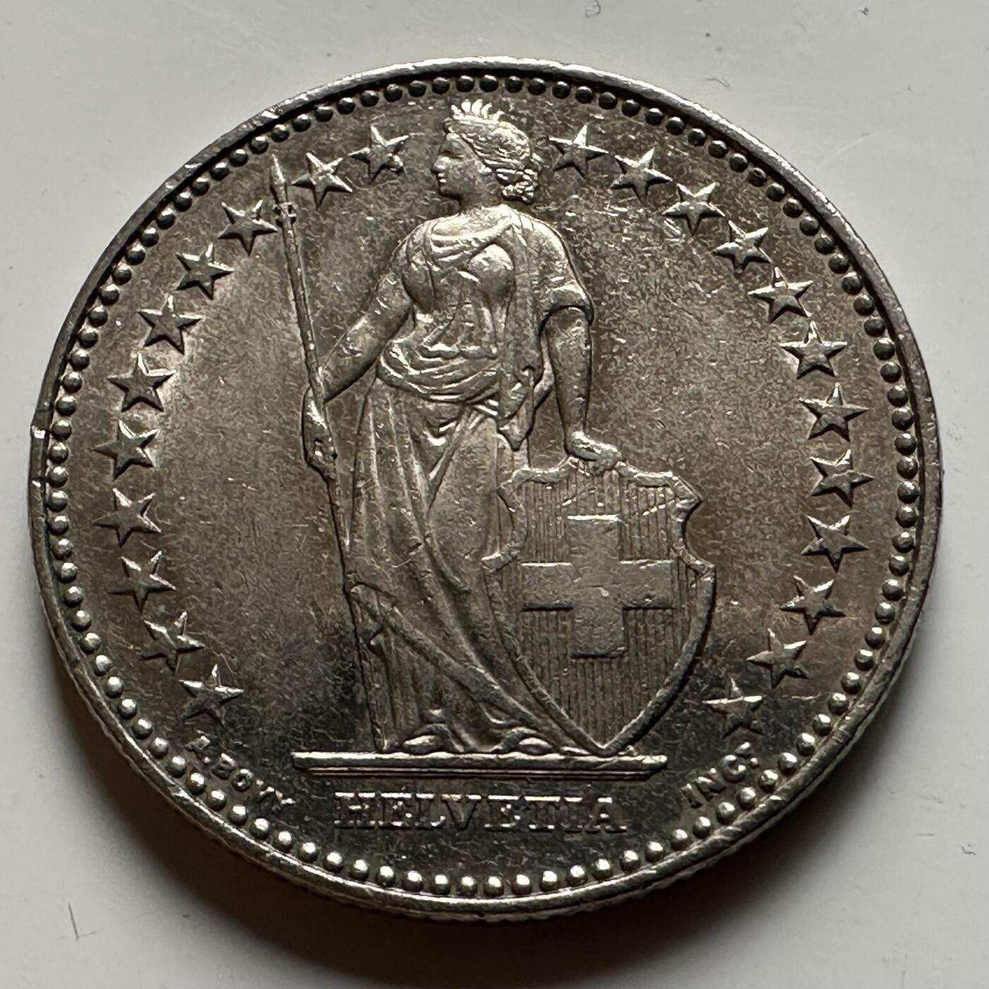 🌹外币初藏🌹🐯2026年第21场 正月十五正常发货 瑞士2007年2法郎