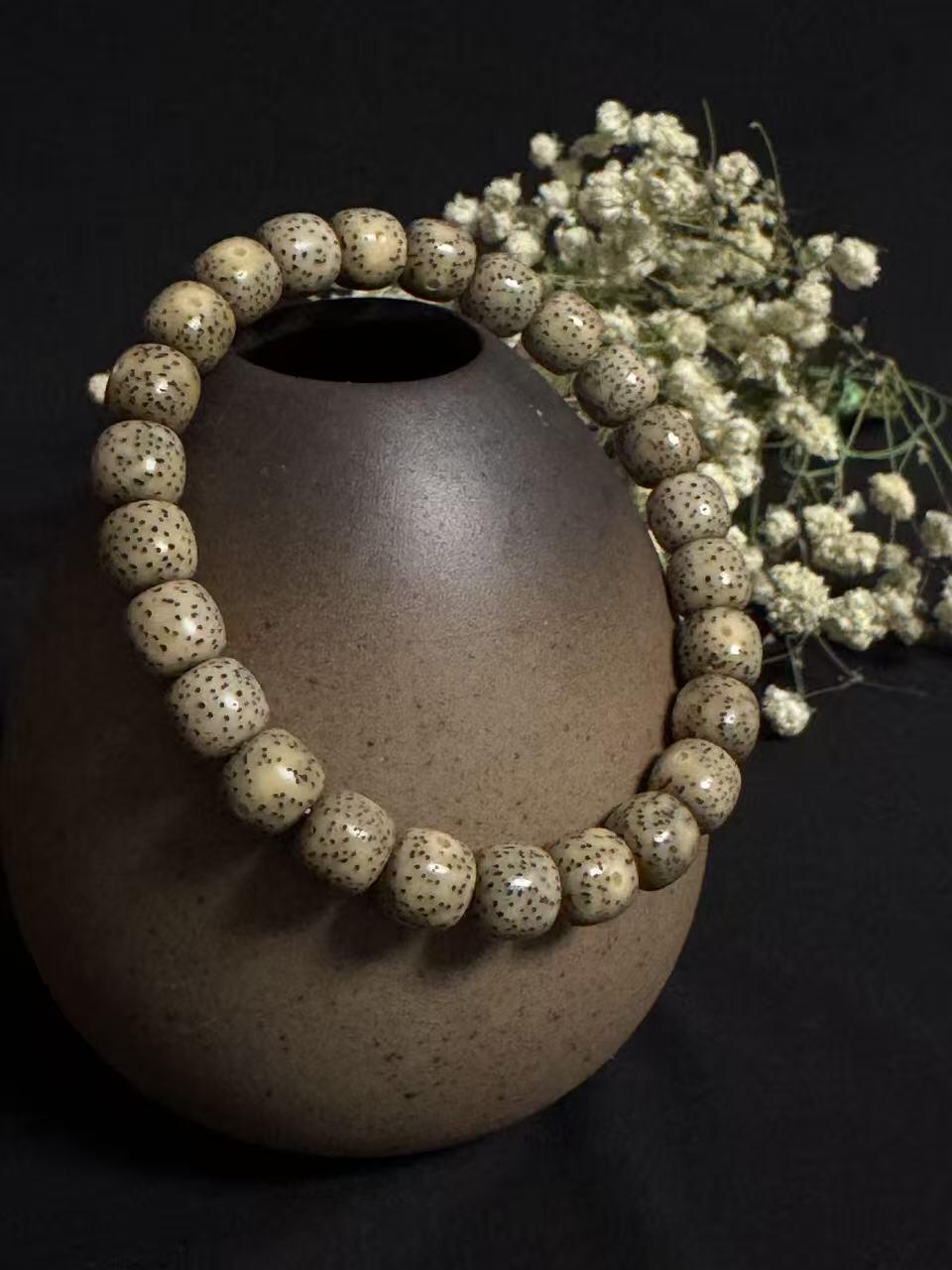 零元拍：海南纯原生态星月菩提手串，苹果珠7.8/8.5MM左右