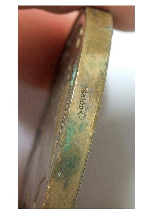 法国1867年 拿破仑三世+天使地球高浮雕精制大铜章 50MM