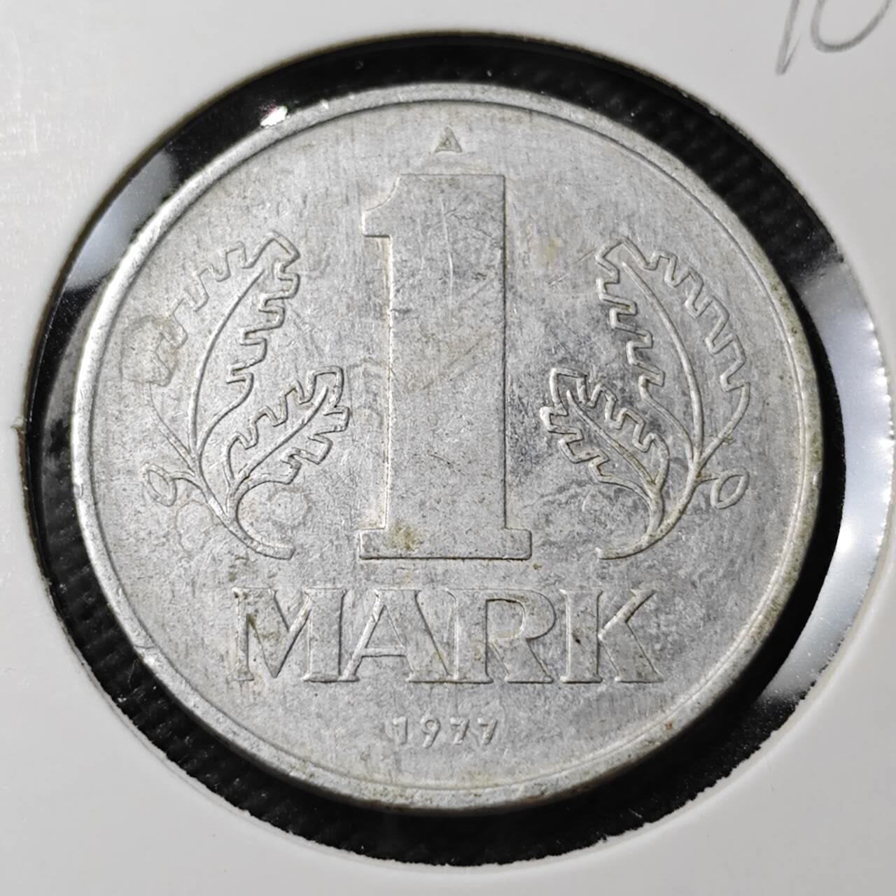 KK钱币收藏小铺  第396期  2月预留时间 周末发货  1977东德1马克