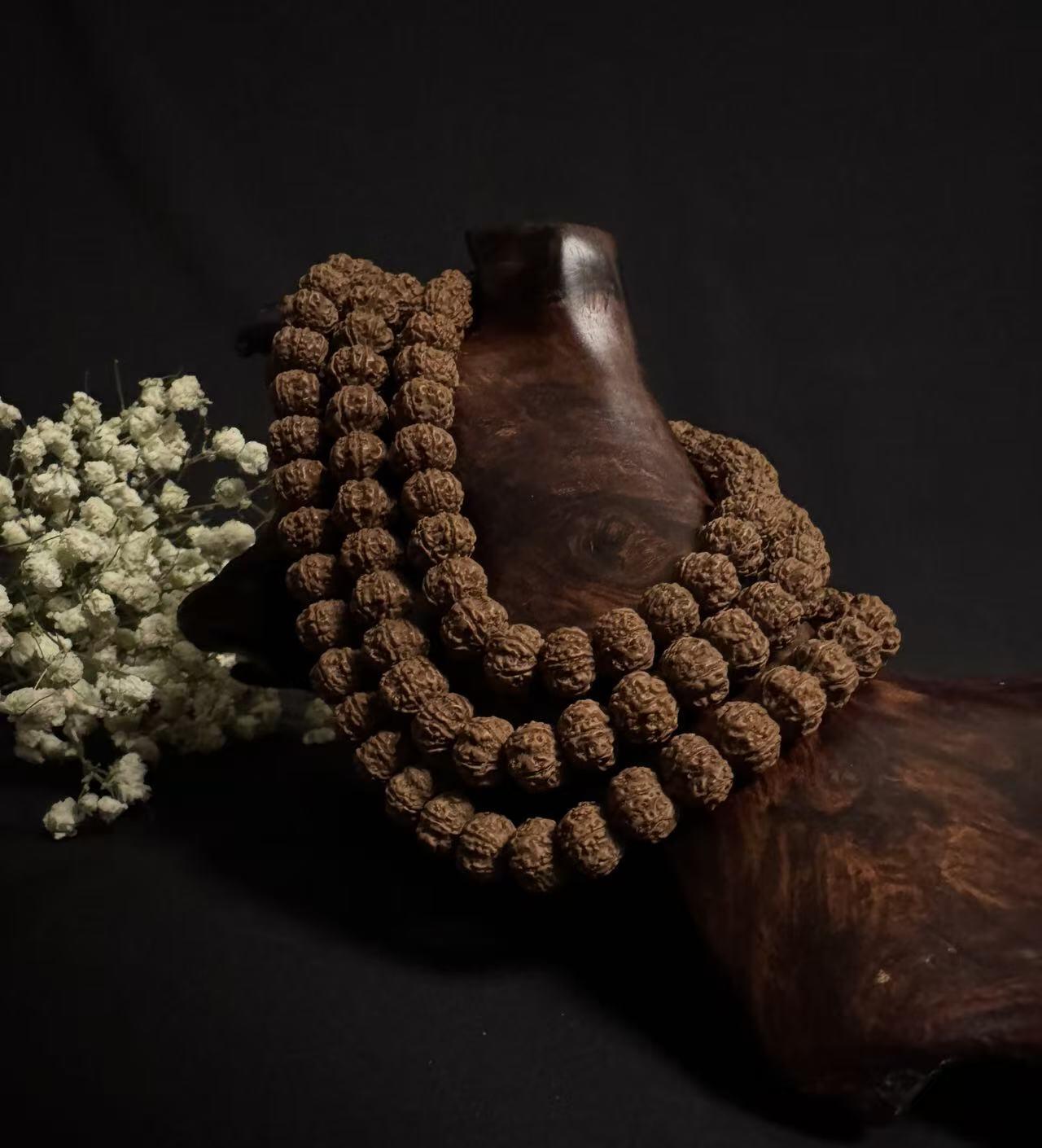 零元拍：神龙纹小金刚菩提长串，6/7.5左右 