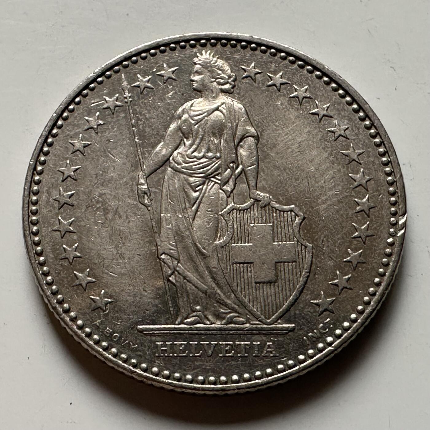 🌹外币初藏🌹🐯2026年第21场 正月十五正常发货 瑞士1994年2法郎