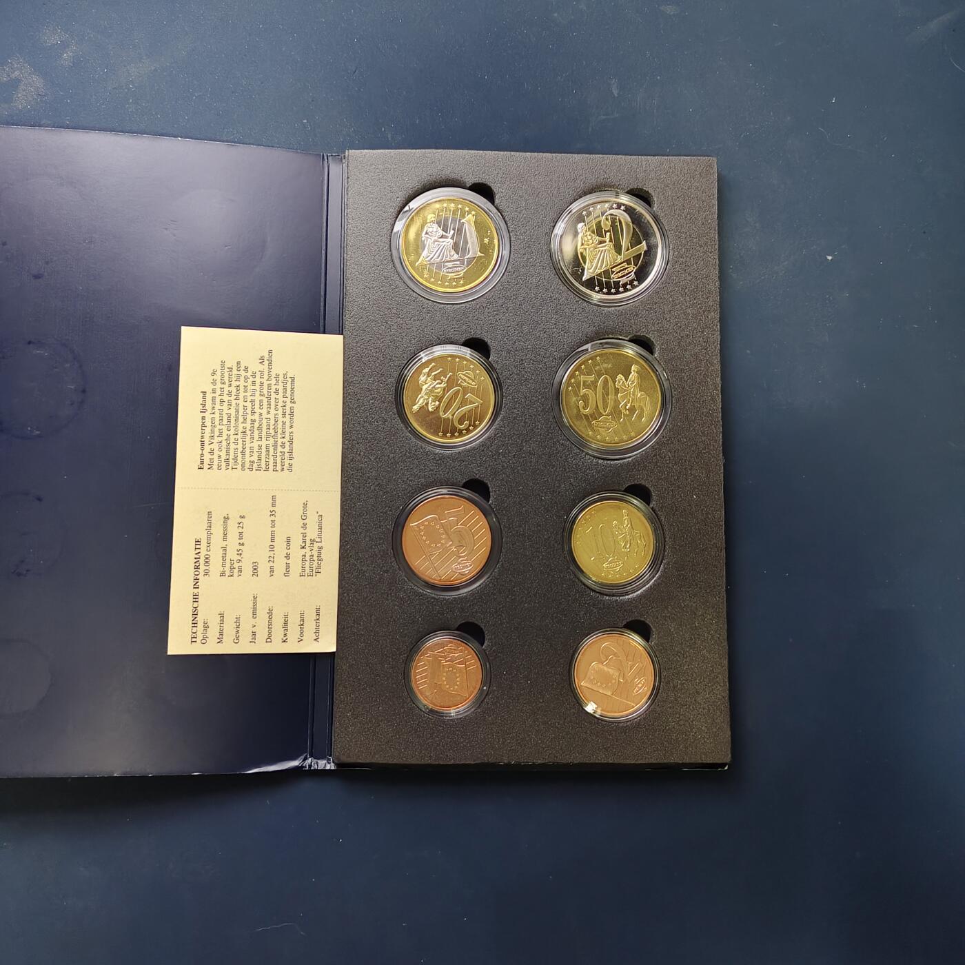 【全场包邮】纯粹捡漏拍506场-持续更新中 【商业样币】欧洲各国欧元商业样币系列冰岛共和国