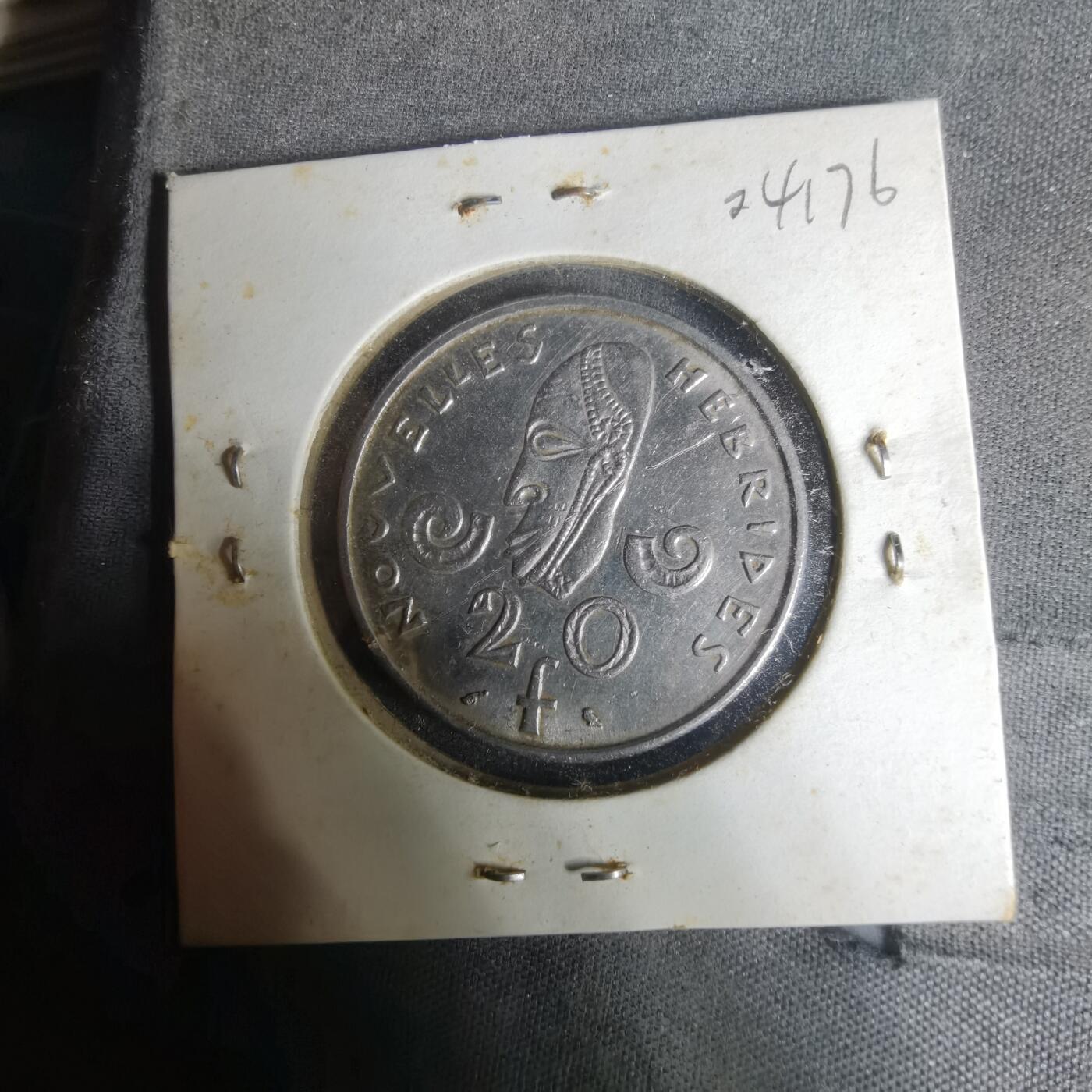 沼泽如烟--第1004场 法属新赫布里底1975年20法郎