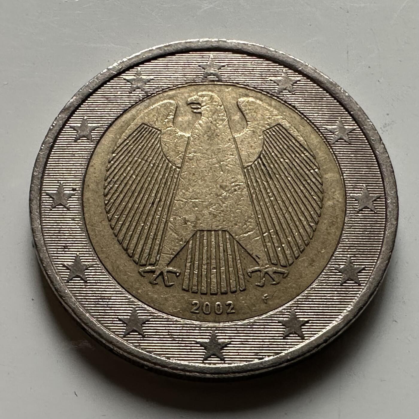 🌹外币初藏🌹🐯2026年第21场 正月十五正常发货 德国2002年2欧元