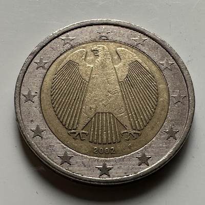 🌹外币初藏🌹🐯2026年第21场 正月十五正常发货 - 德国2002年2欧元