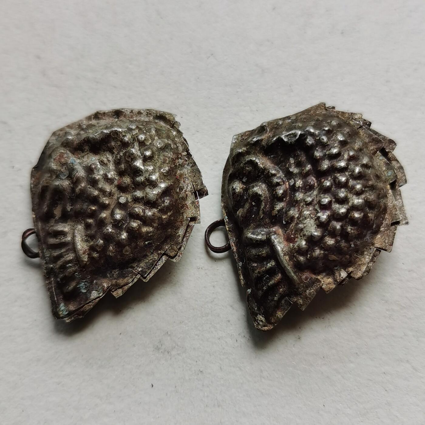 新年特惠专场 清代老银鱼一对