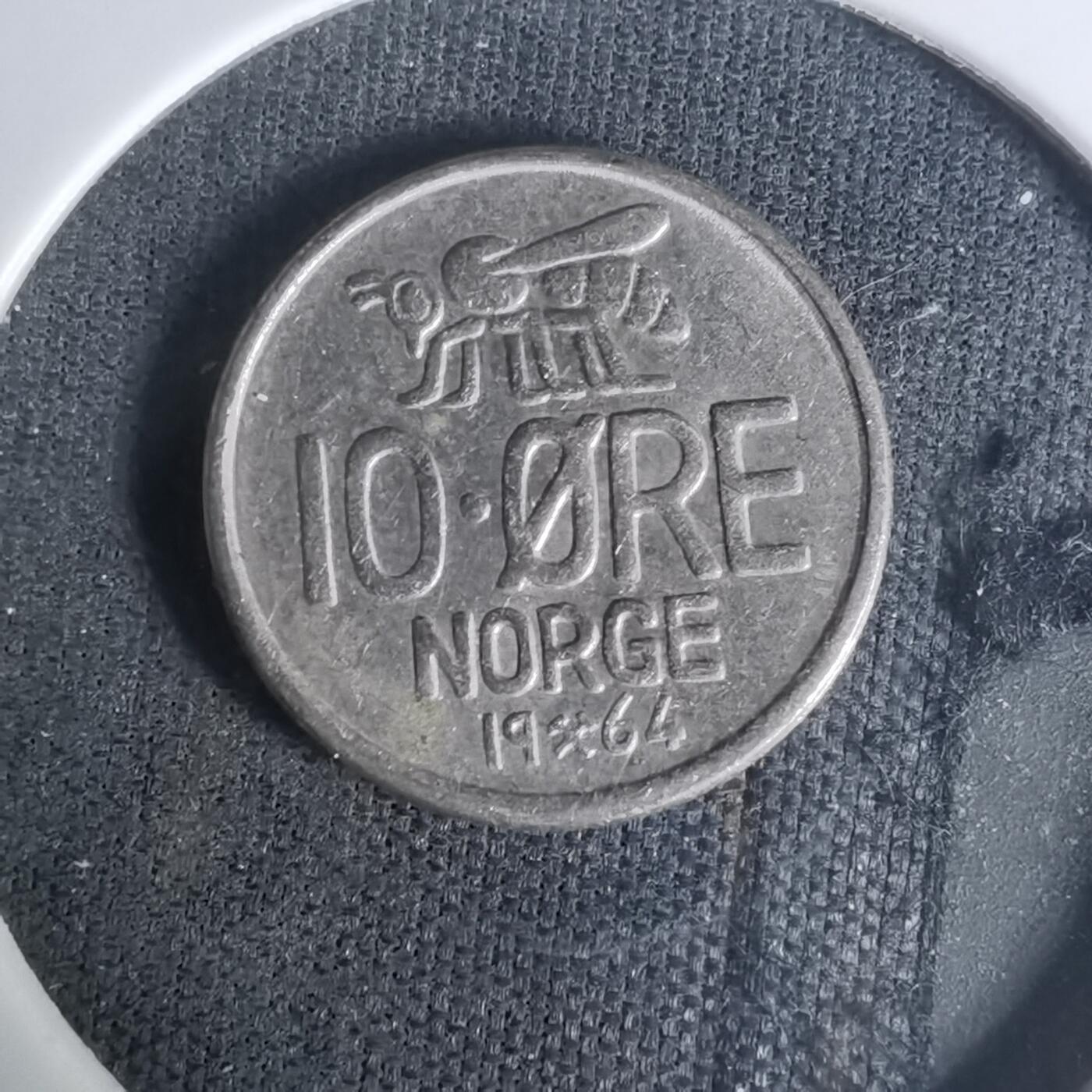 沼泽如烟--第1004场 挪威1964年10欧尔