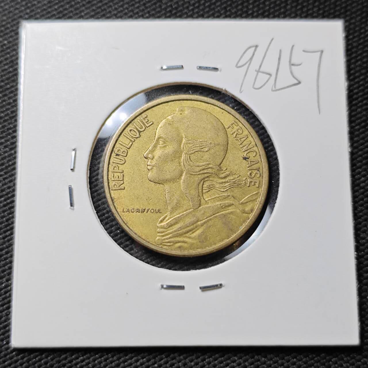 KK钱币收藏小铺  第396期  2月预留时间 周末发货  法国50生丁