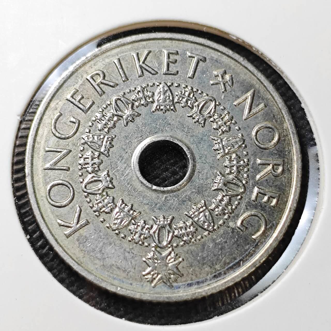 KK钱币收藏小铺  第396期  2月预留时间 周末发货  挪威5克朗