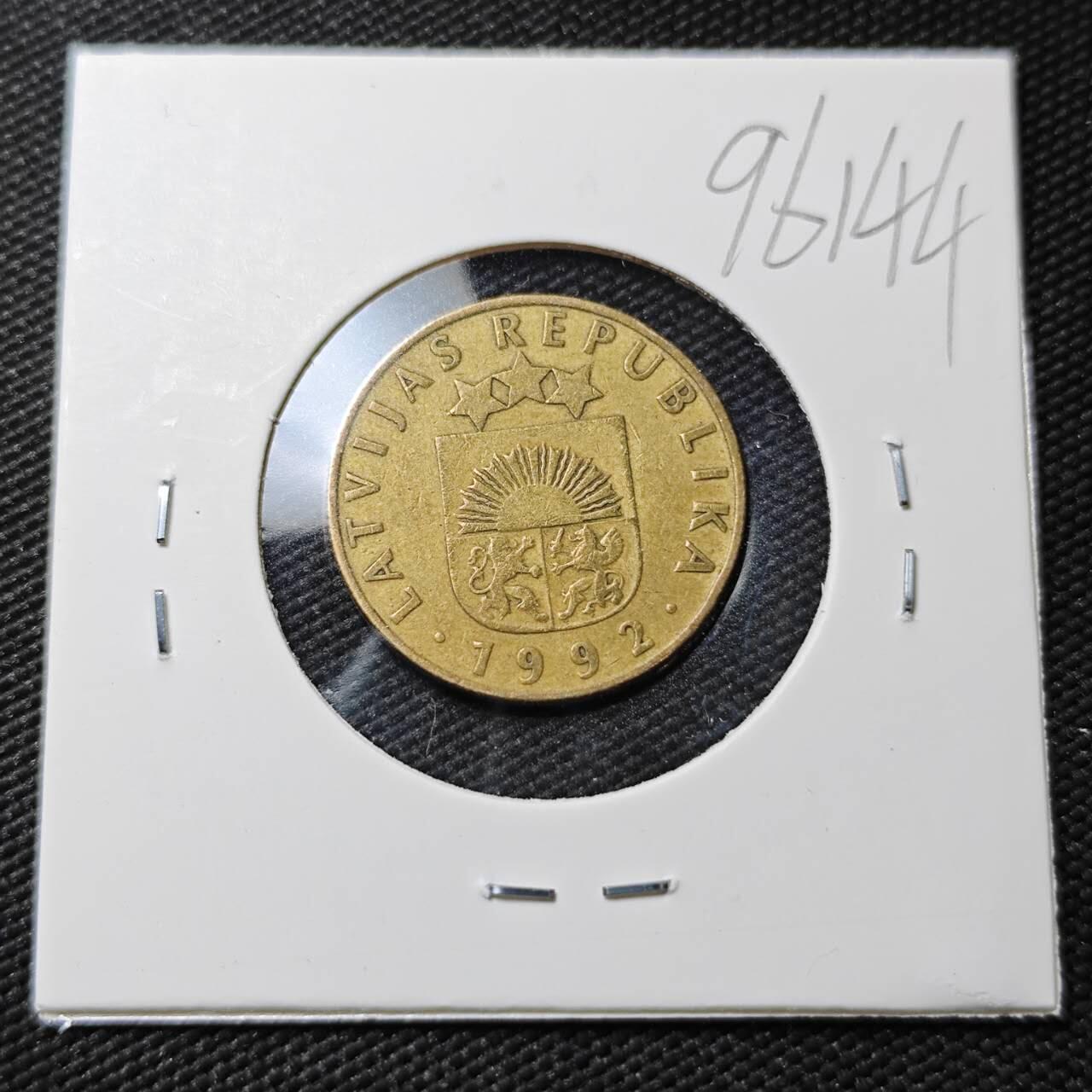 KK钱币收藏小铺  第396期  2月预留时间 周末发货  1992拉脱维亚20分