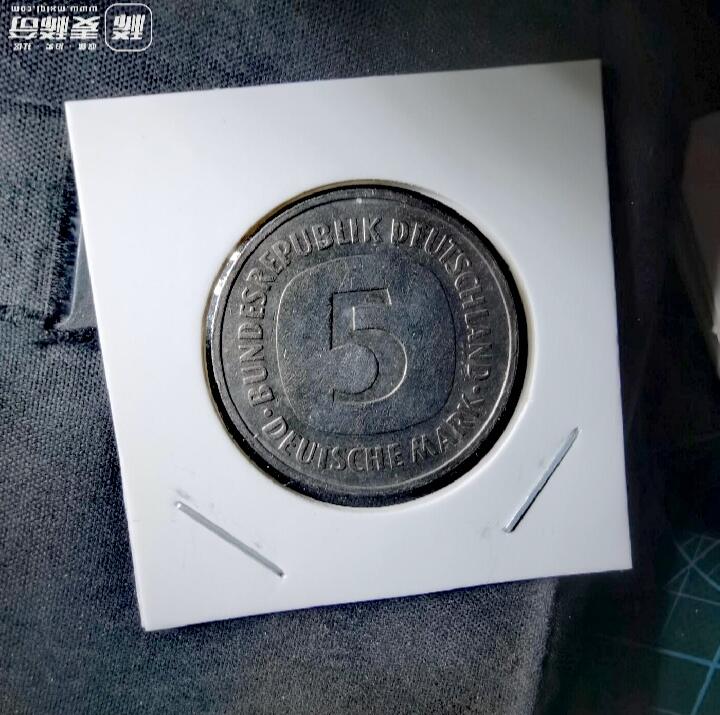 德国1975年5马克鹰徽图案美品硬币