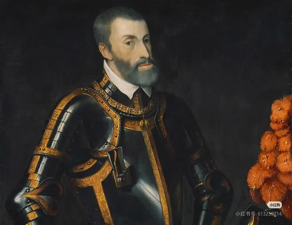 NGC-AU53神圣罗马帝国1542年布拉班特查理五世1金王冠金币