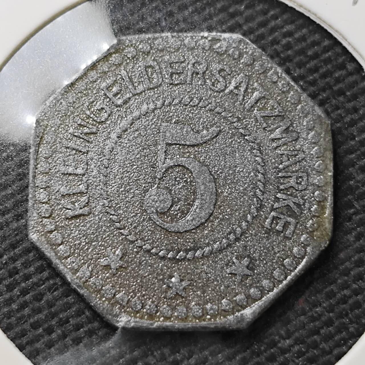 KK钱币收藏小铺  第396期  2月预留时间 周末发货  1917德紧5芬尼