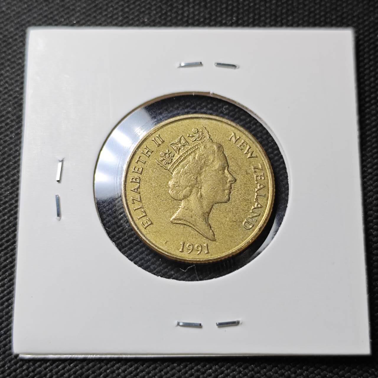 KK钱币收藏小铺  第396期  2月预留时间 周末发货  新西兰1元