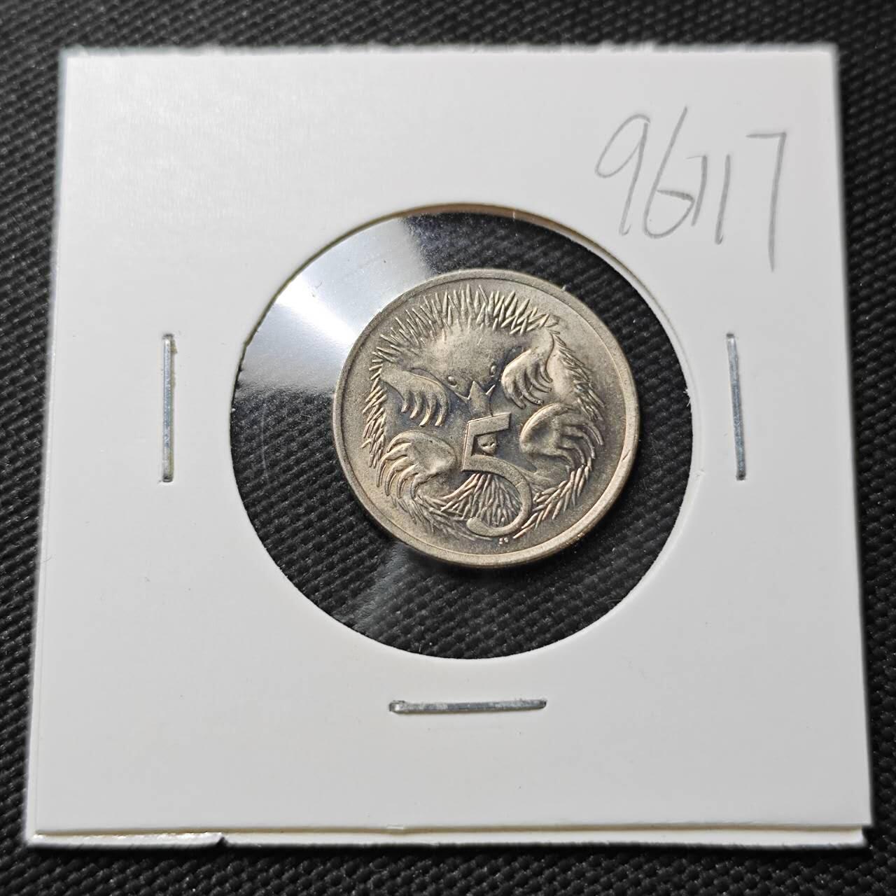 KK钱币收藏小铺  第396期  2月预留时间 周末发货  1980澳大利亚5分 好品