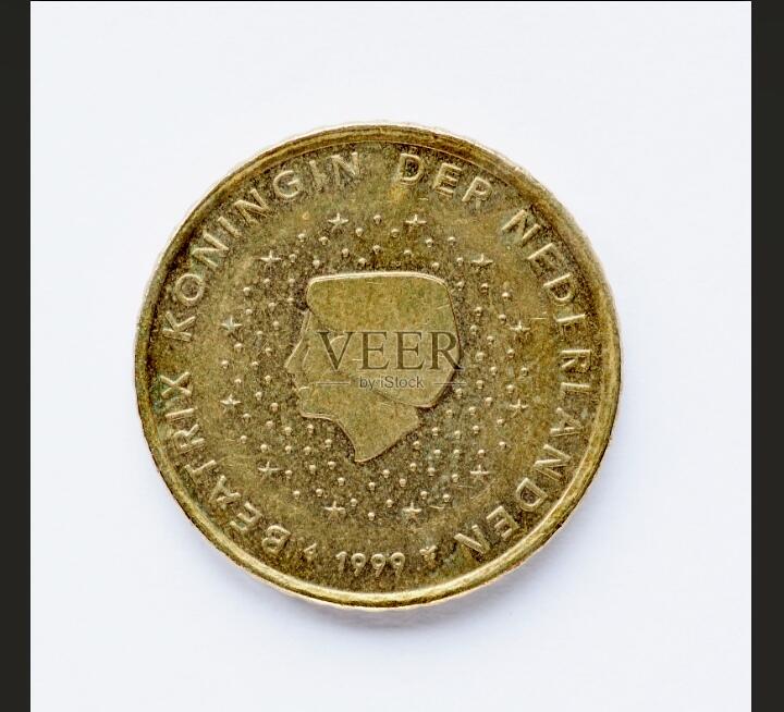 希腊1999年首年首发版50欧分靓品硬币