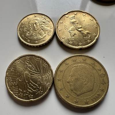 🌹外币初藏🌹🐯2026年第21场 正月十五正常发货 - 欧分一组