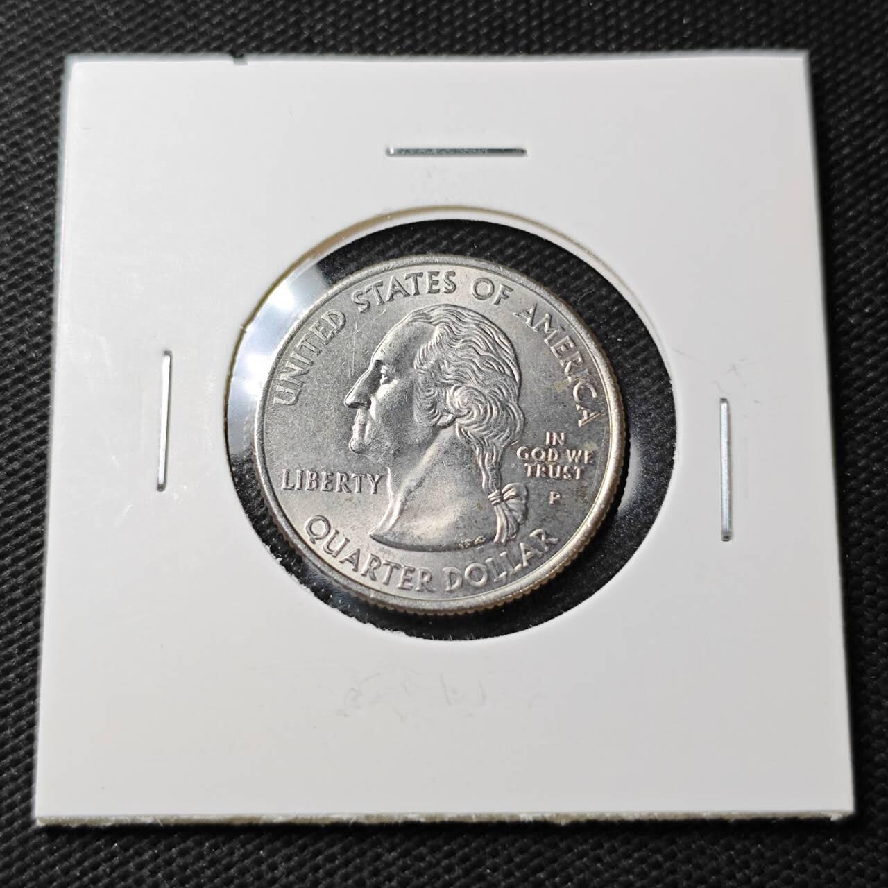 KK钱币收藏小铺  第396期  2月预留时间 周末发货  美国25分纪念币 好品