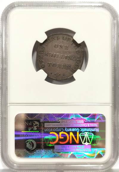 博洋堂世界钱币拍卖第162期（全场包邮） NGC MS61 英国1811年谢菲尔德（Sheffield）济贫监督官（Overseers of the Poor）1先令代币，NGC错标为6便士，罕见品种