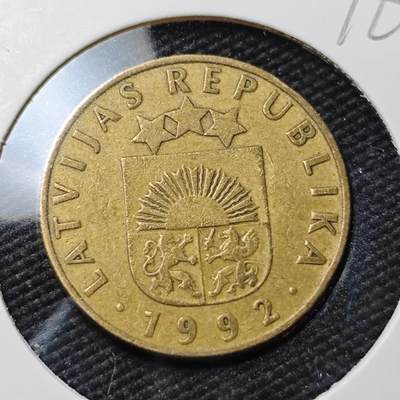 KK钱币收藏小铺  第396期  2月预留时间 周末发货 -  1992拉脱维亚20分