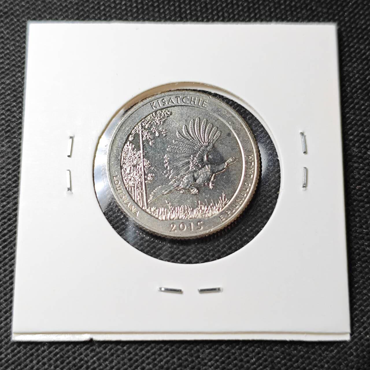 KK钱币收藏小铺  第396期  2月预留时间 周末发货  美国25分纪念币 好品