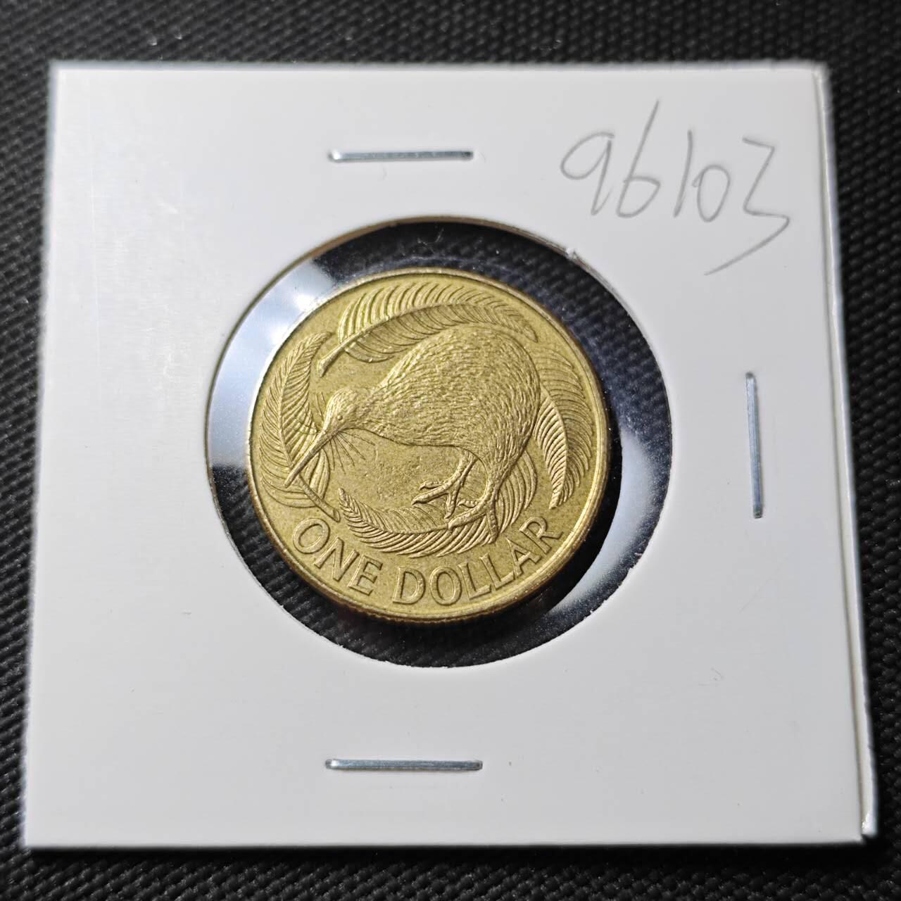 KK钱币收藏小铺  第396期  2月预留时间 周末发货  新西兰1元